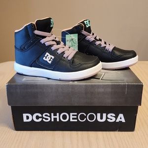 DC Hi-top sneakers girl's size 11